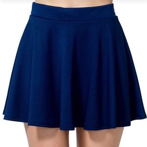 Agaci royal blue skater skirt